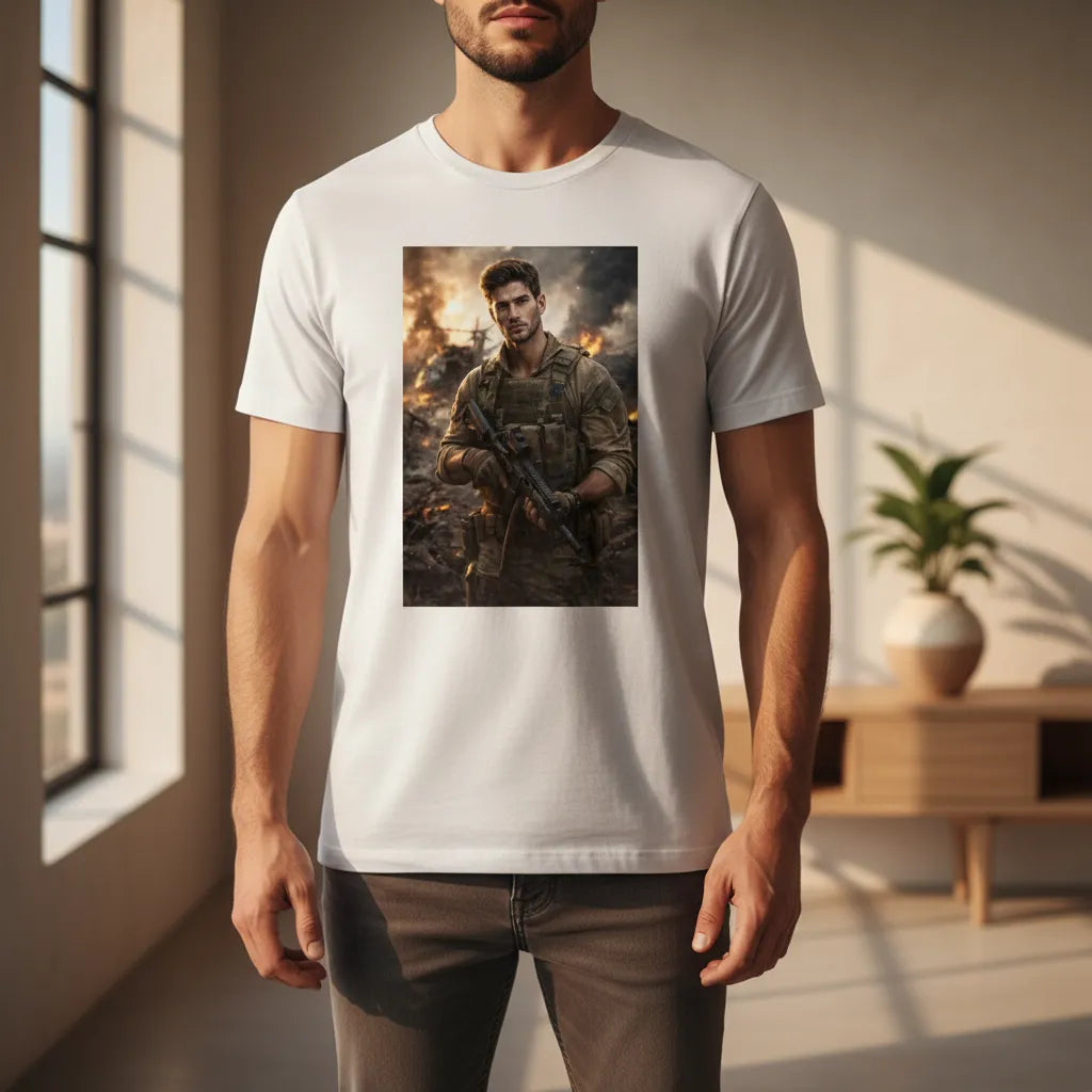 Koszulka wojskowa ze zdjecia