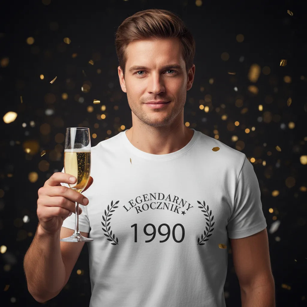 Koszulka Legendarny Rocznik Twoja liczba
