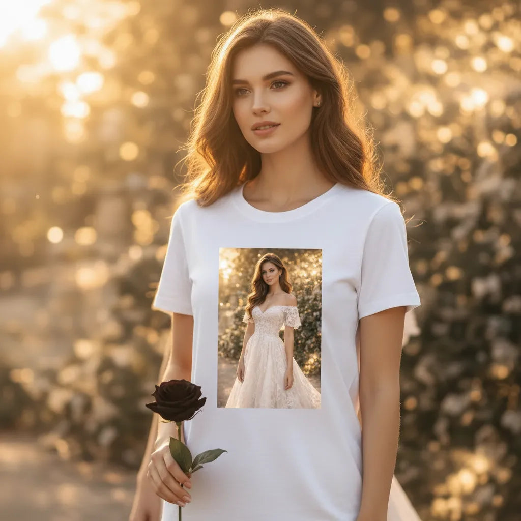 Suknia Ślubna - Koszulka ze zdjęciem w Sukni ślubnej