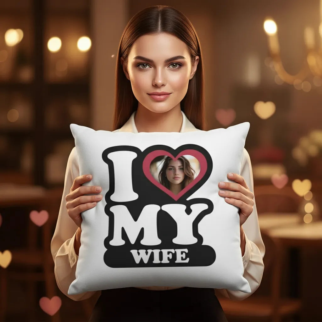 Poduszka dla żony I love my Wife