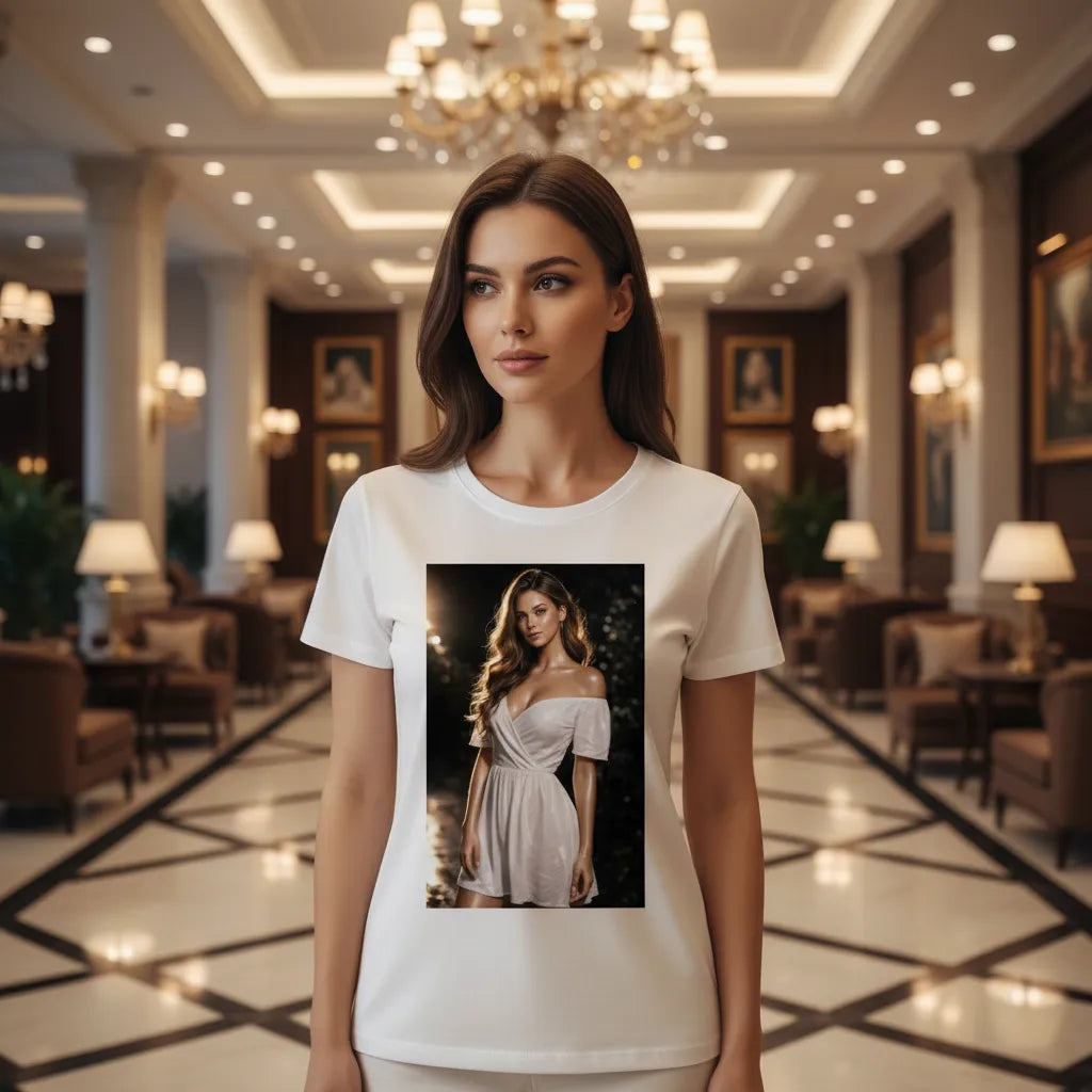 Koszulka glamour style - t shirt damski