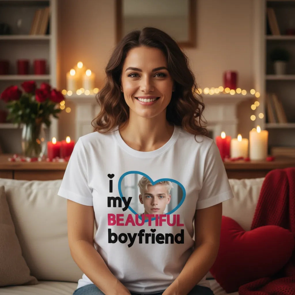 Koszulka I Love My Beautiful Boyfriend