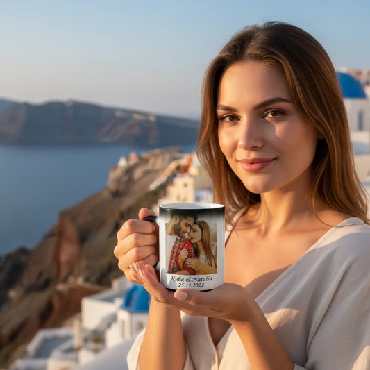 Kubek ze Zdjęciem i Datą Personalizowany Prezent