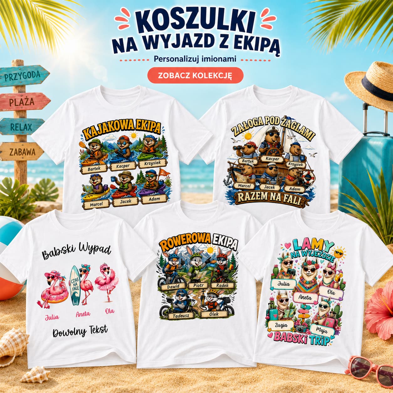 Koszulki na wyjazd