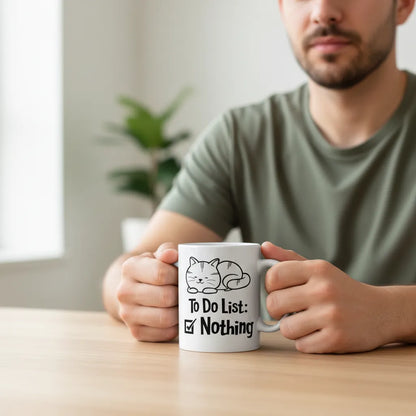 Kubek To Do List: Nothing z Kotem