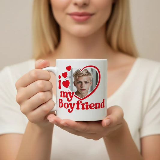 Kubek Prezent dla Chłopaka ze Zdjęciem Personalizowany