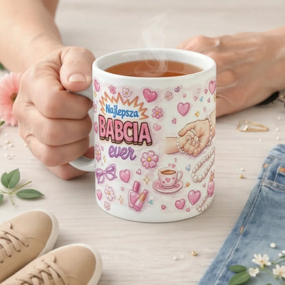 Kubek dla Babci efekt 3D