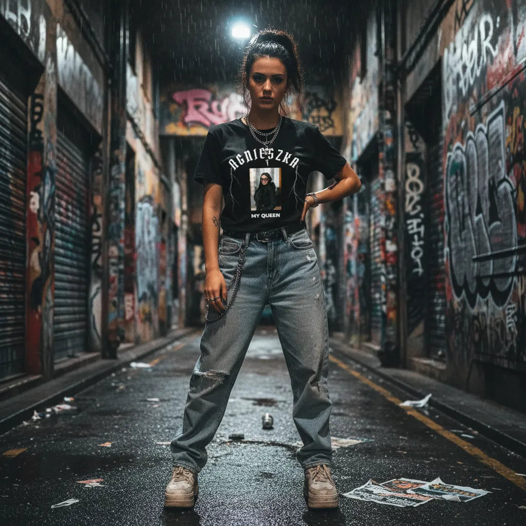 Koszulka Bootleg ze zdjęciem