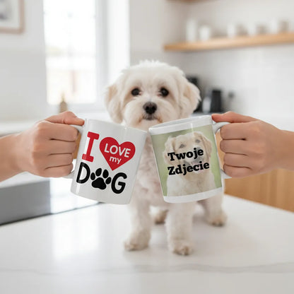Kubek z Psem ze Zdjęciem Personalizowany Prezent
