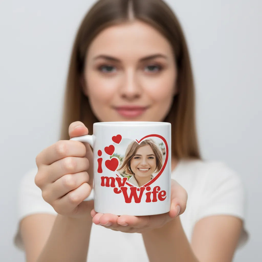 Kubek Prezent dla Żony ze Zdjęciem Personalizowany