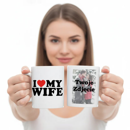 Kubek ze Zdjęciem dla Żony Romantyczny Prezent