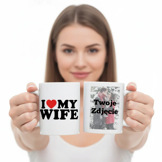 Kubek ze Zdjęciem dla Żony Romantyczny Prezent