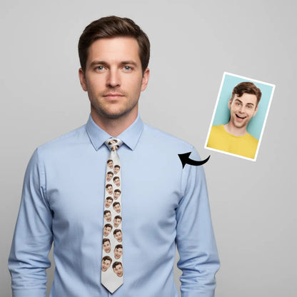Krawat z Twoją Twarzą Personalizowany Krawat z nadrukiem