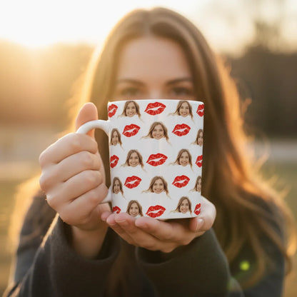 Kubek ze Zdjęciem Całus Personalizowany Prezent