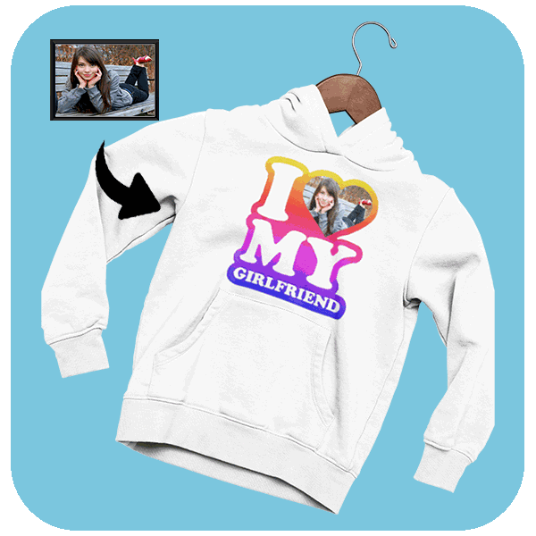 Bluza I Love My Girlfriend z nadrukiem