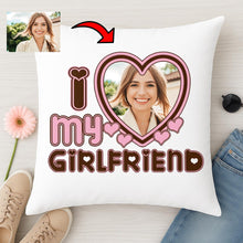 Poduszka ze zdjecięm I love my Girlfriend