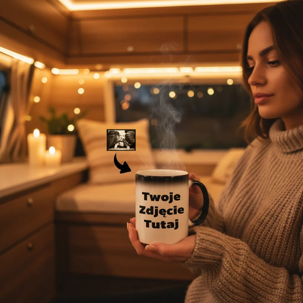 Magiczny Kubek ze Zdjęciem Personalizowany Prezent