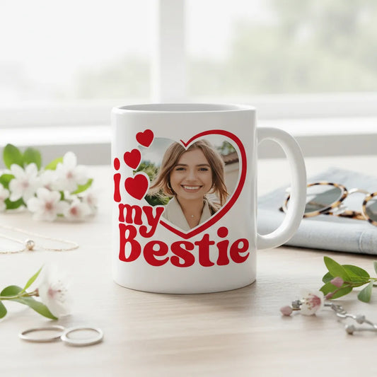 Kubek dla Przyjaciółki ze Zdjęciem Personalizowany