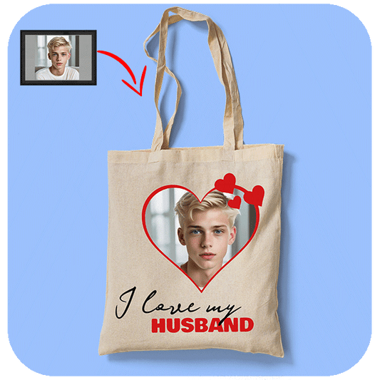 Torba z nadrukiem Love My Husband