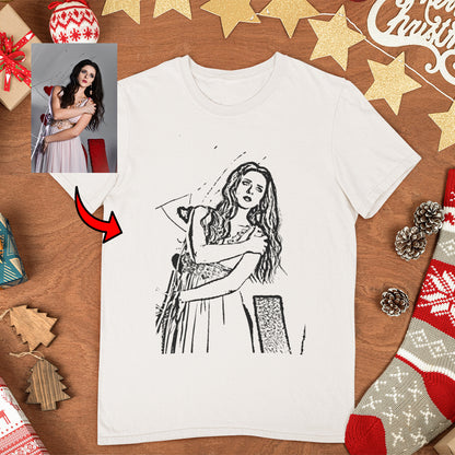 Koszulka Personalizowana – Rysunek ze Zdjęcia