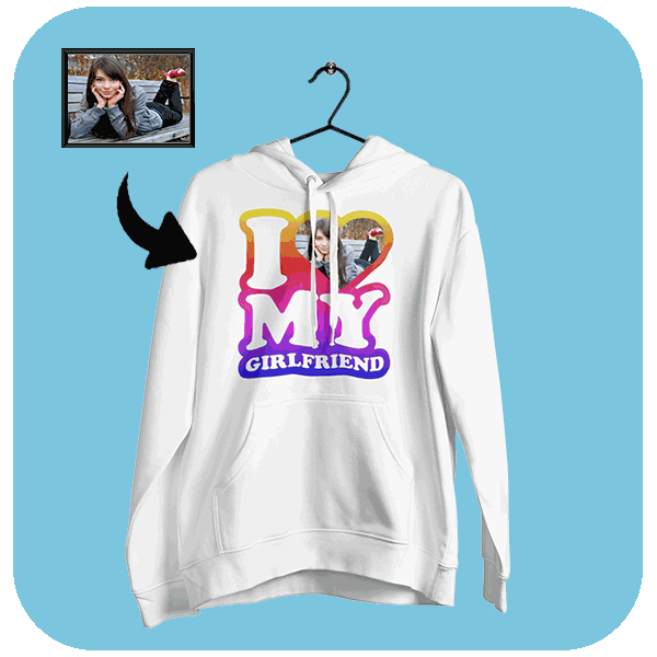 Bluza I Love My Girlfriend z nadrukiem
