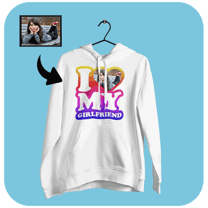Bluza I Love My Girlfriend z nadrukiem