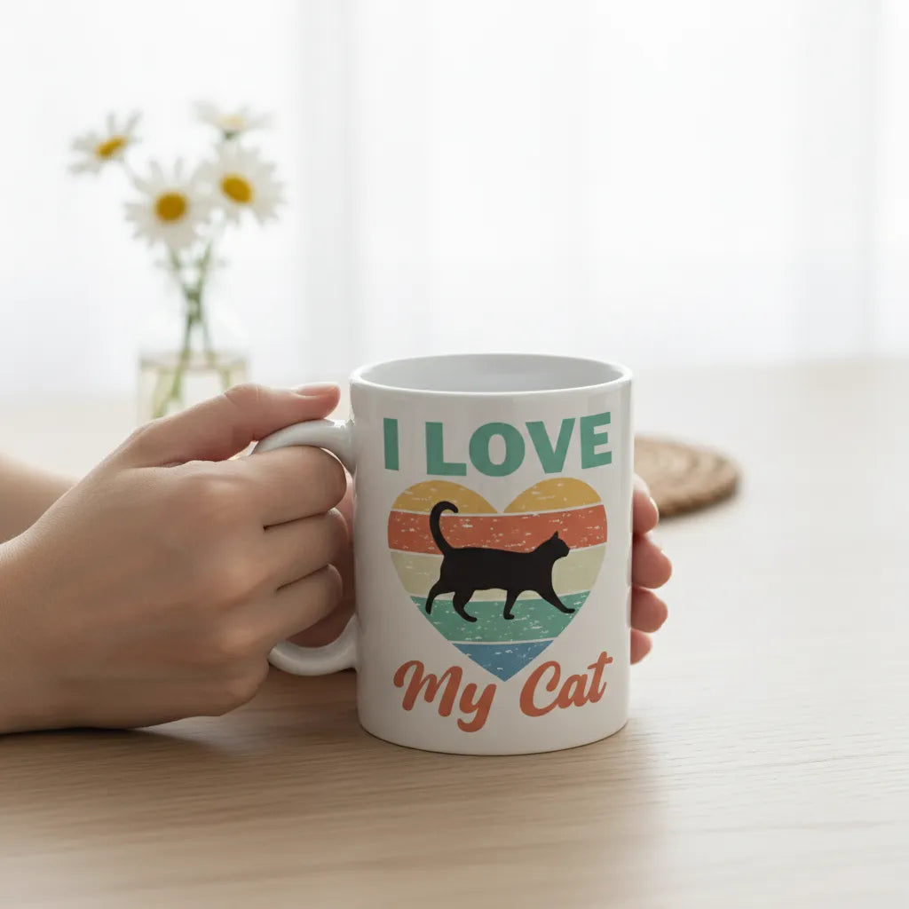 Kubek I Love My Cat