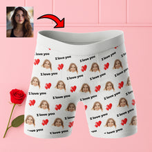 Bokserki z twarzą I Love You