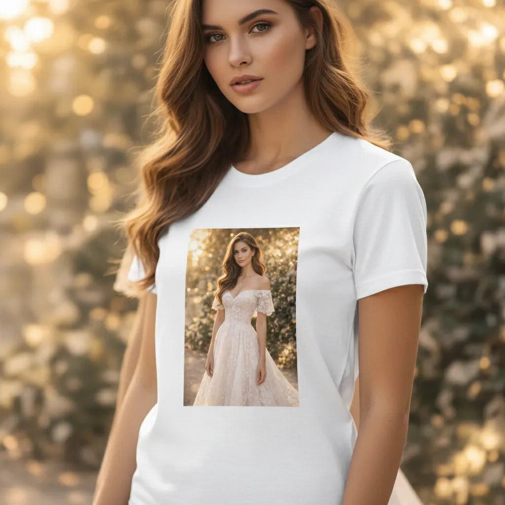 Suknia Ślubna - Koszulka ze zdjęciem w Sukni ślubnej
