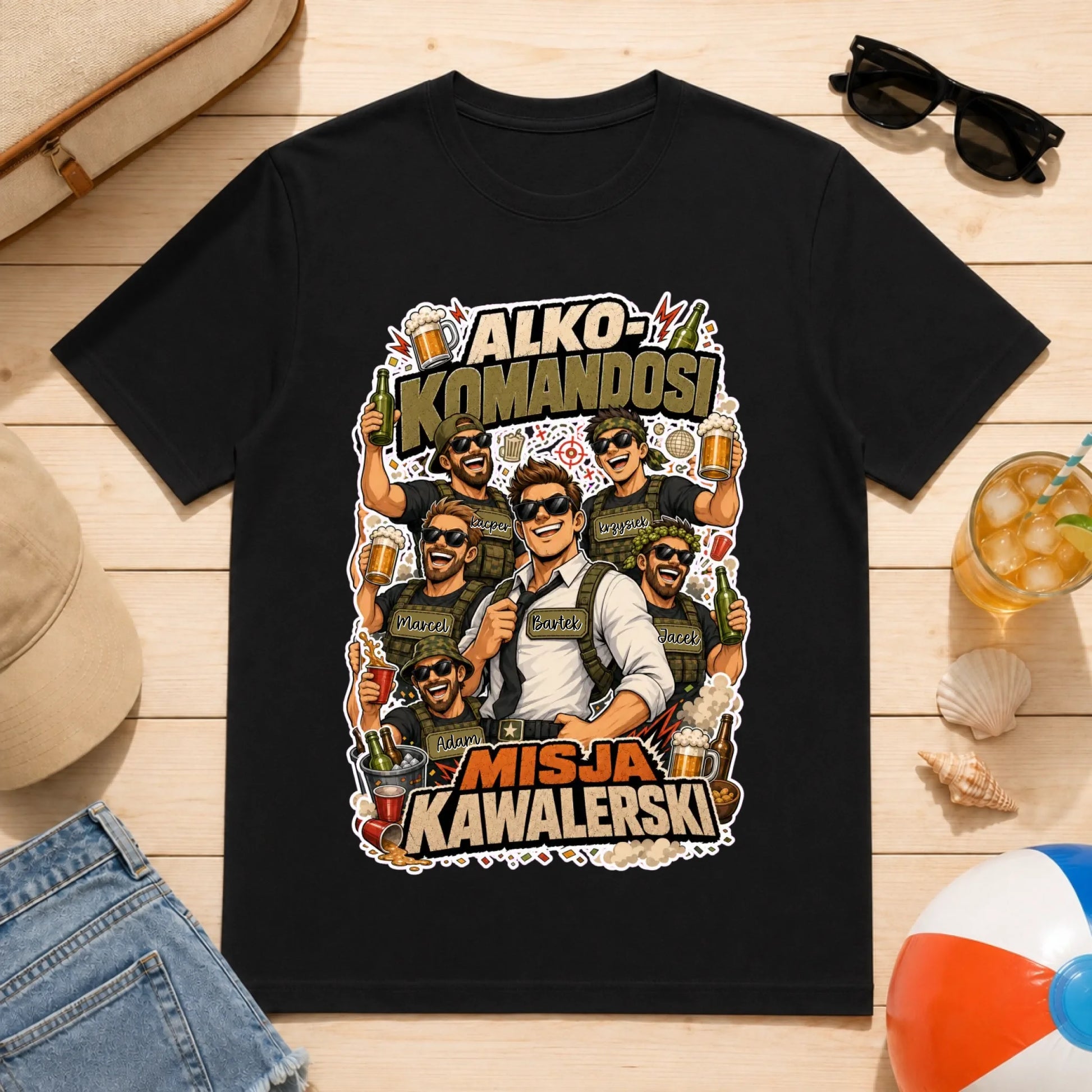 Meska wakacje czarna