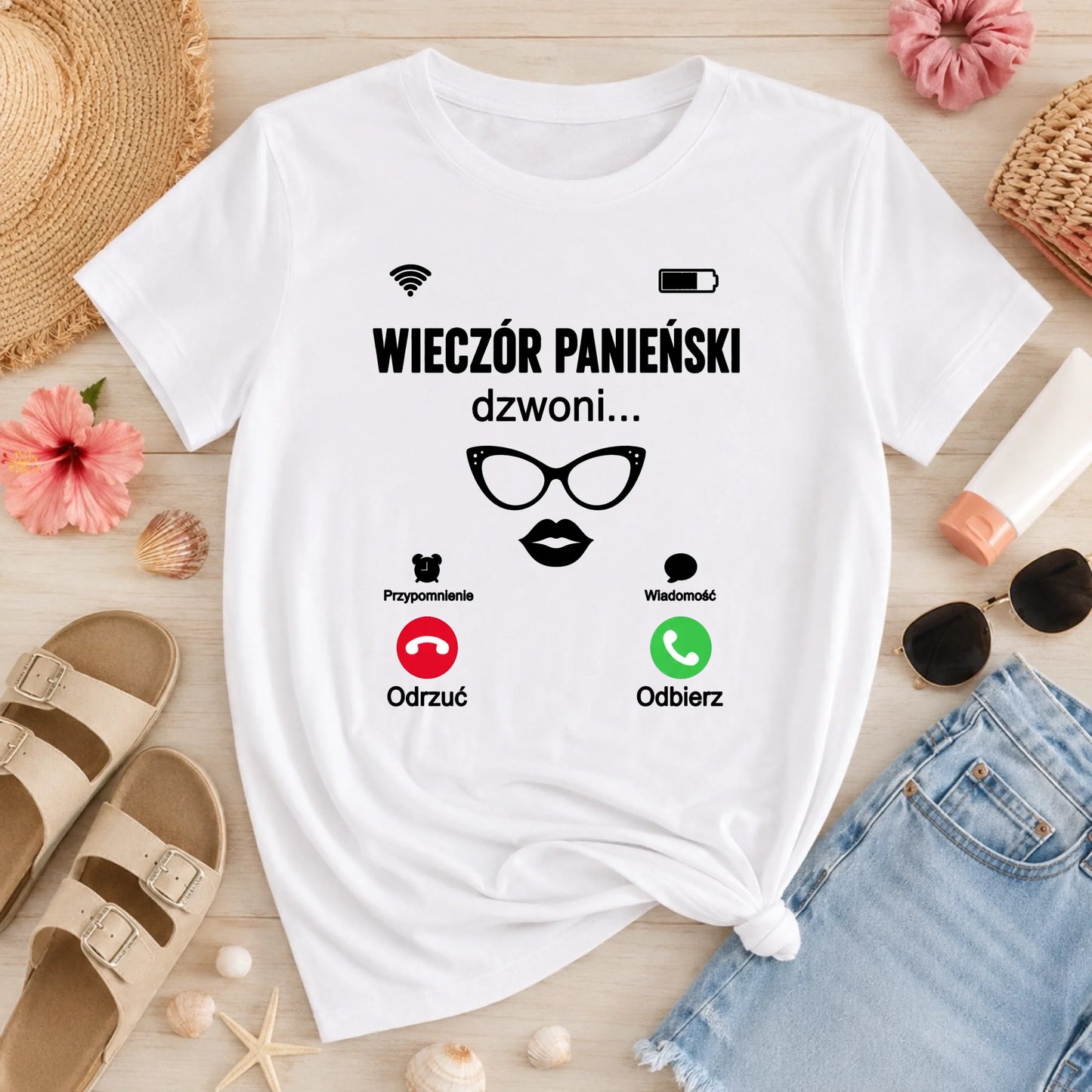 damska wakacje biała