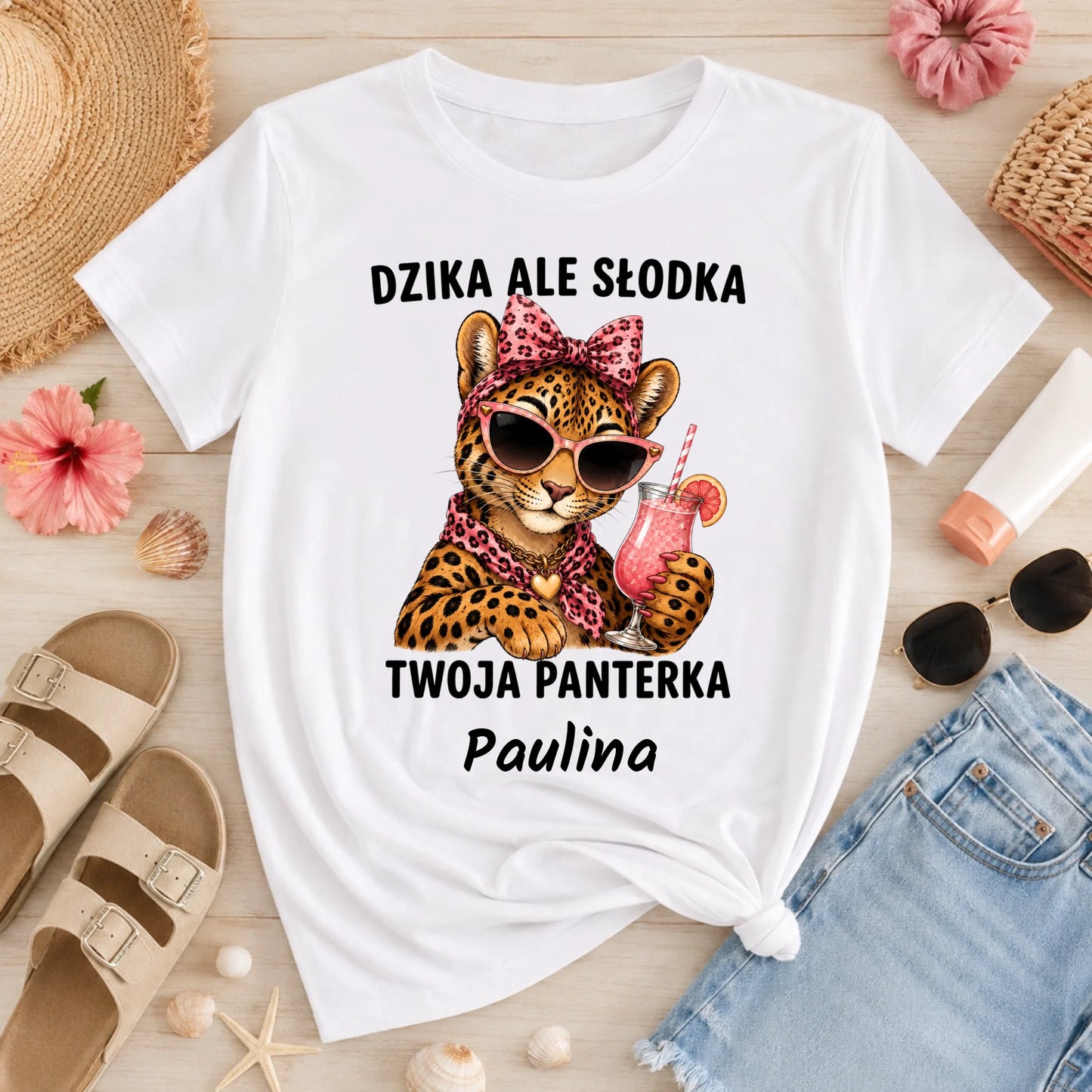 damska wakacje biała