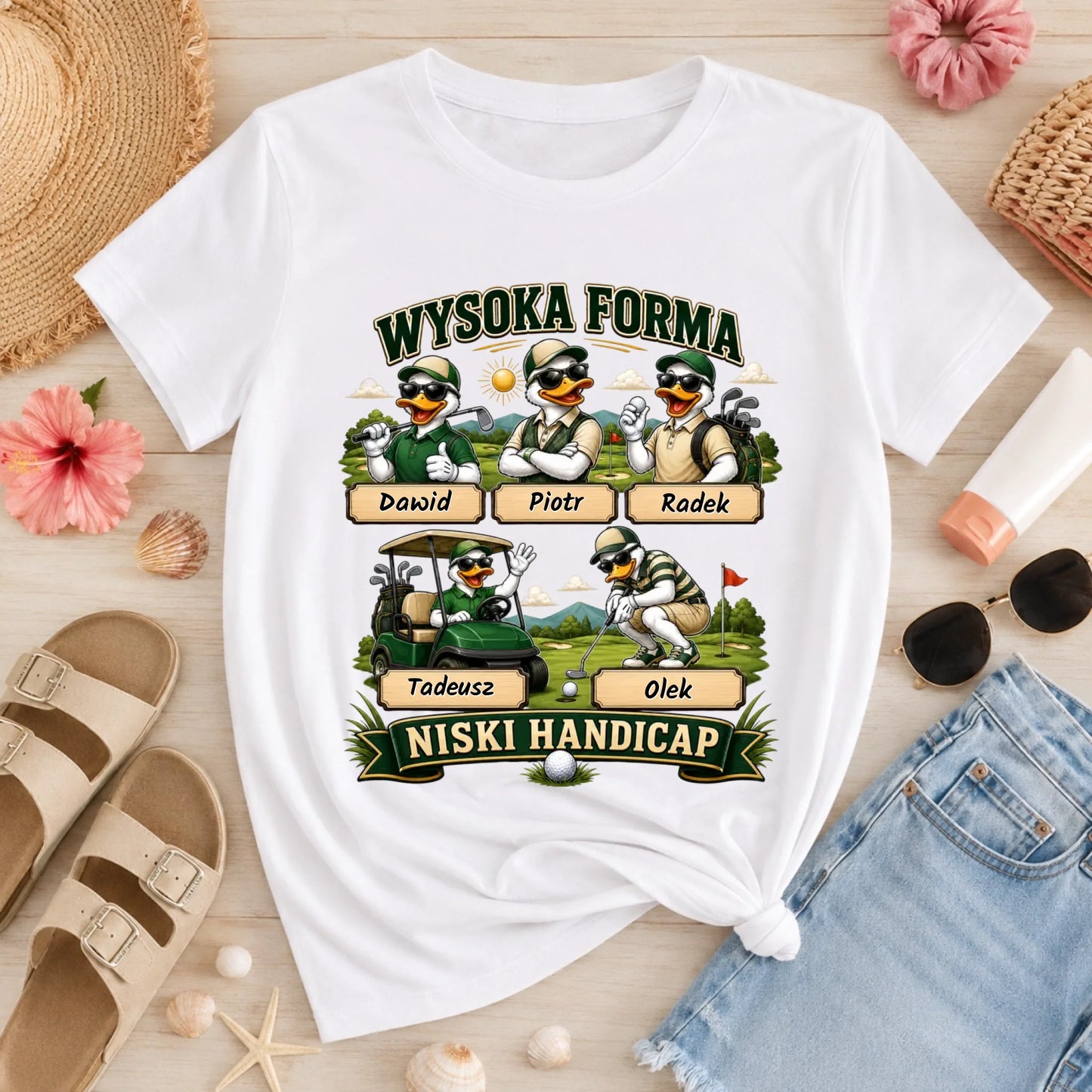 damska wakacje biała