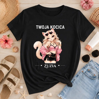 damska wakacje czarna