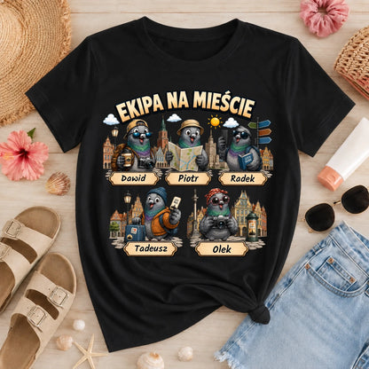 damska wakacje czarna