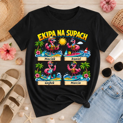 damska wakacje czarna