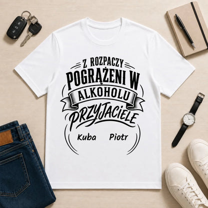 męska biała