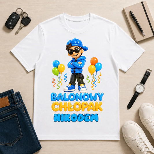 męska biała