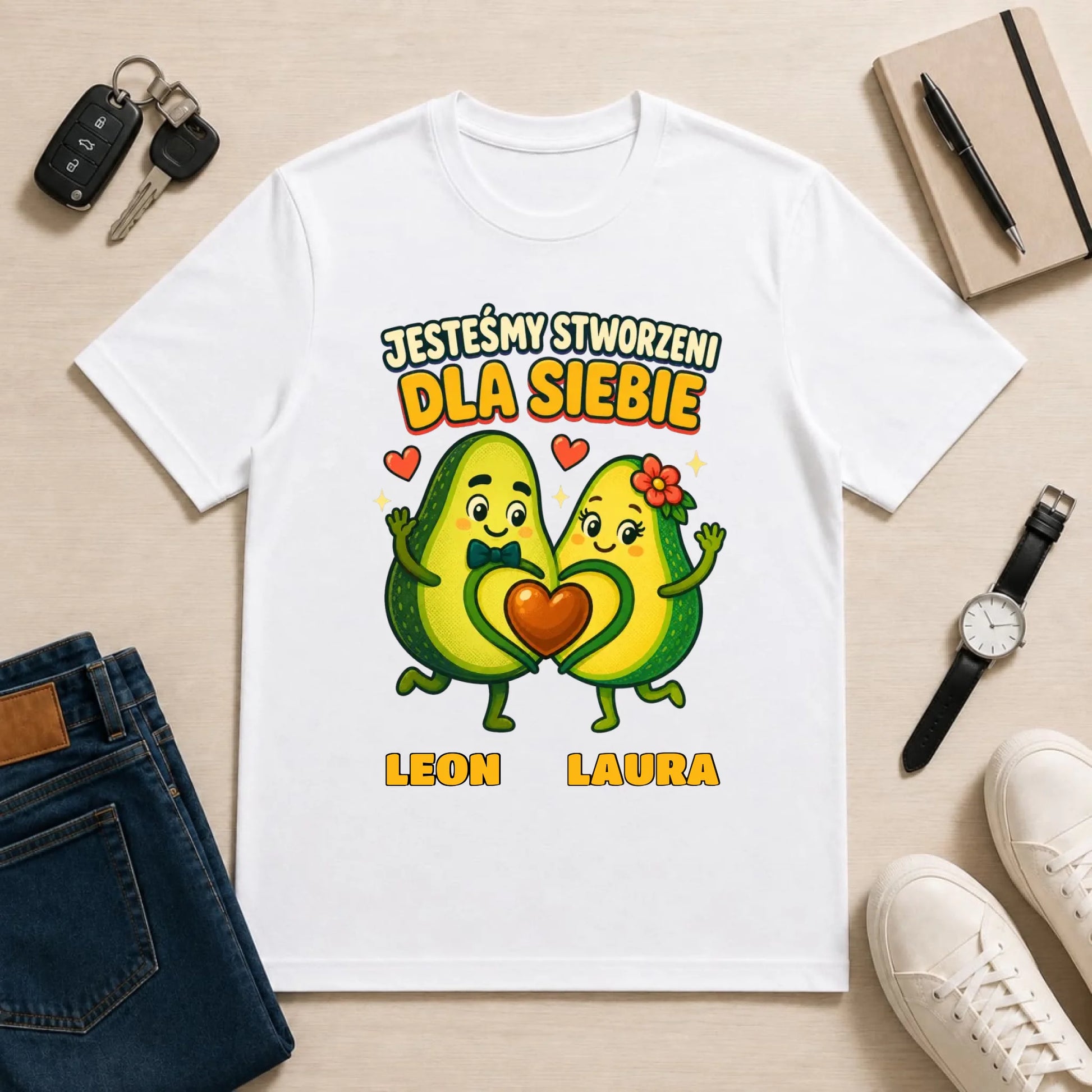 męska biała