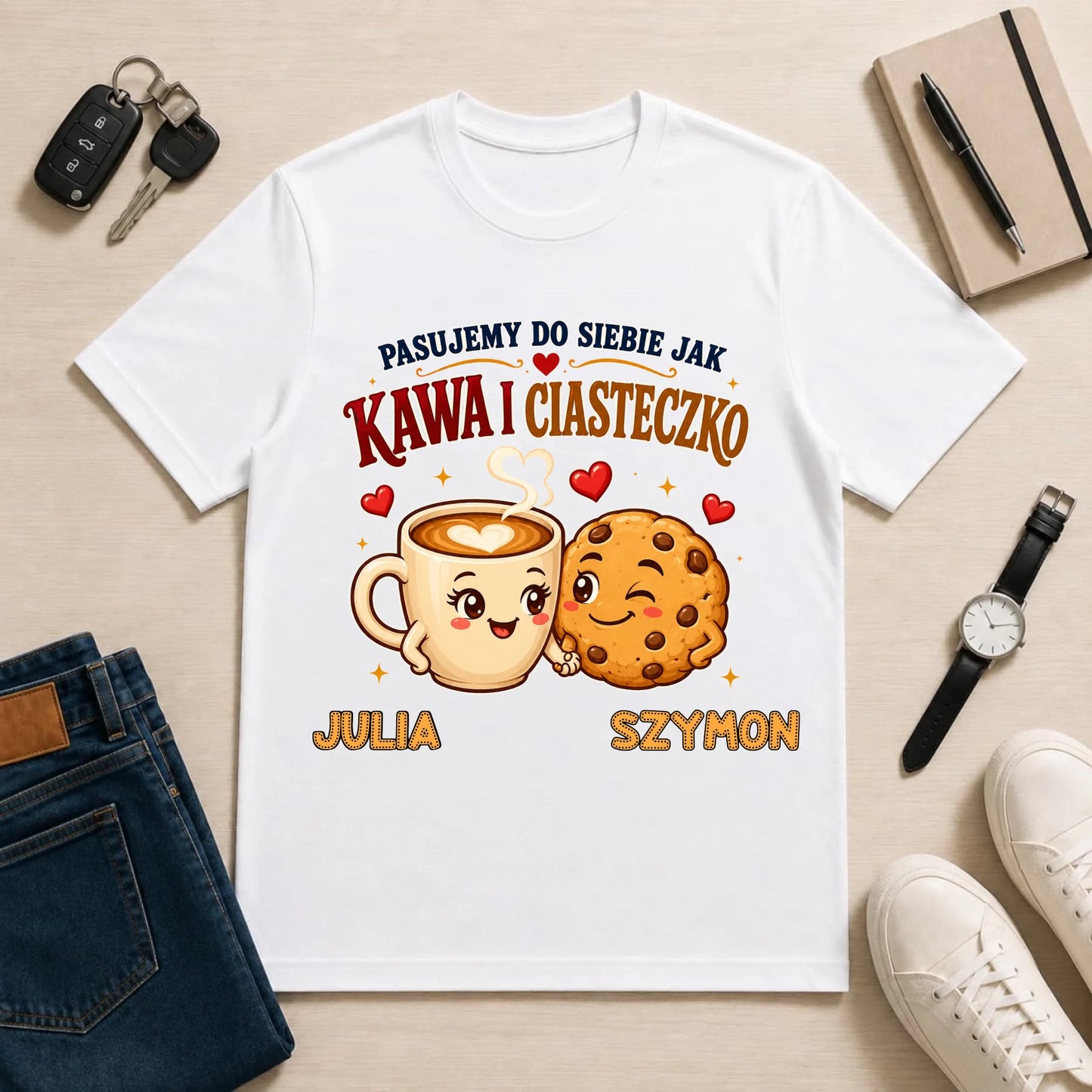 męska biała