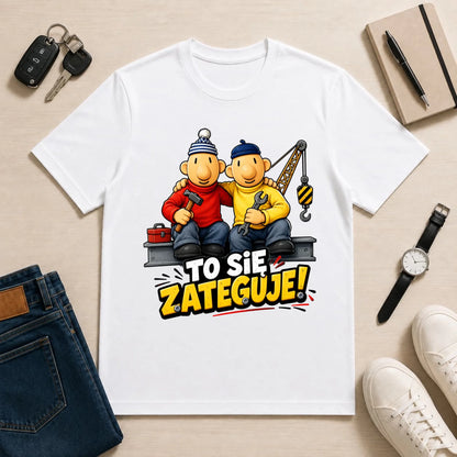męska biała