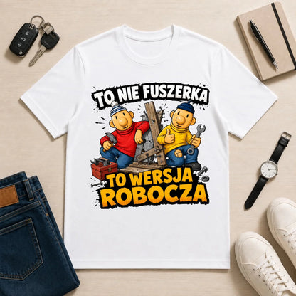 męska biała