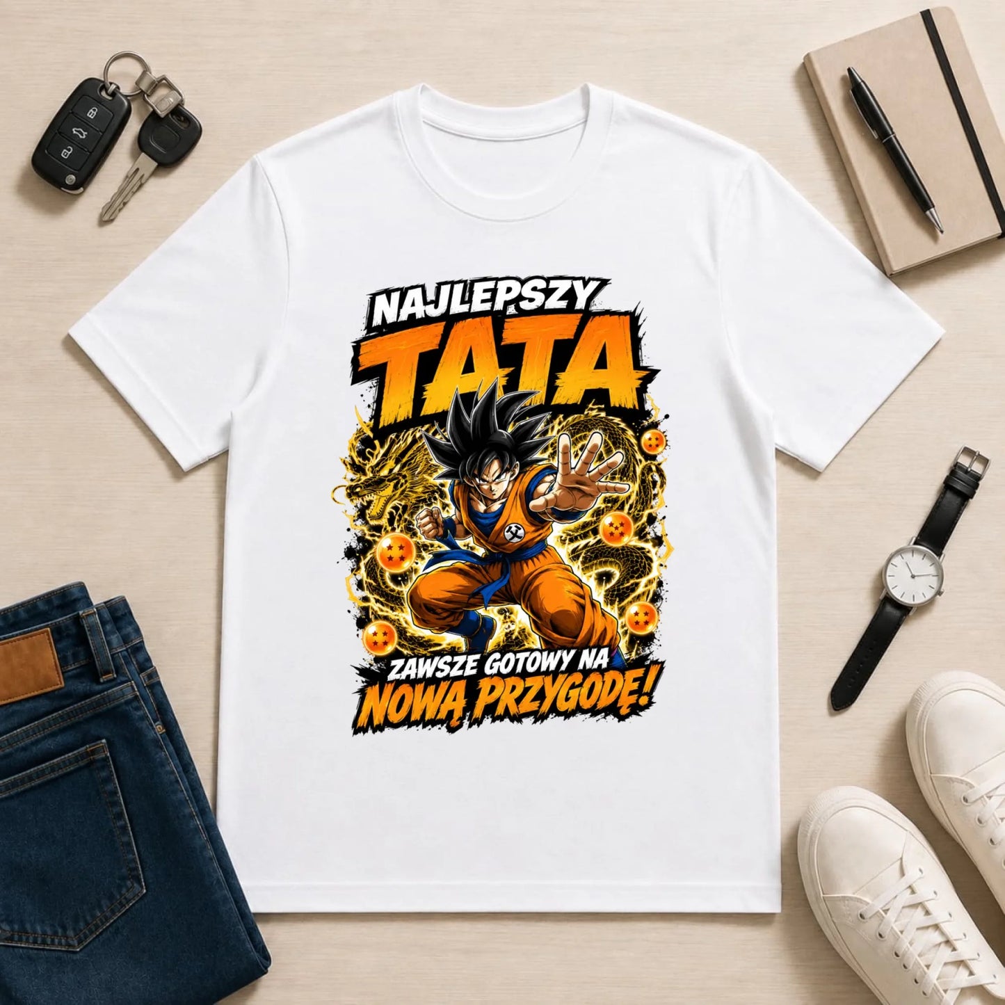 męska biała