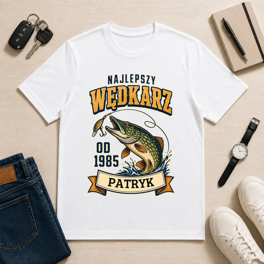męska biała