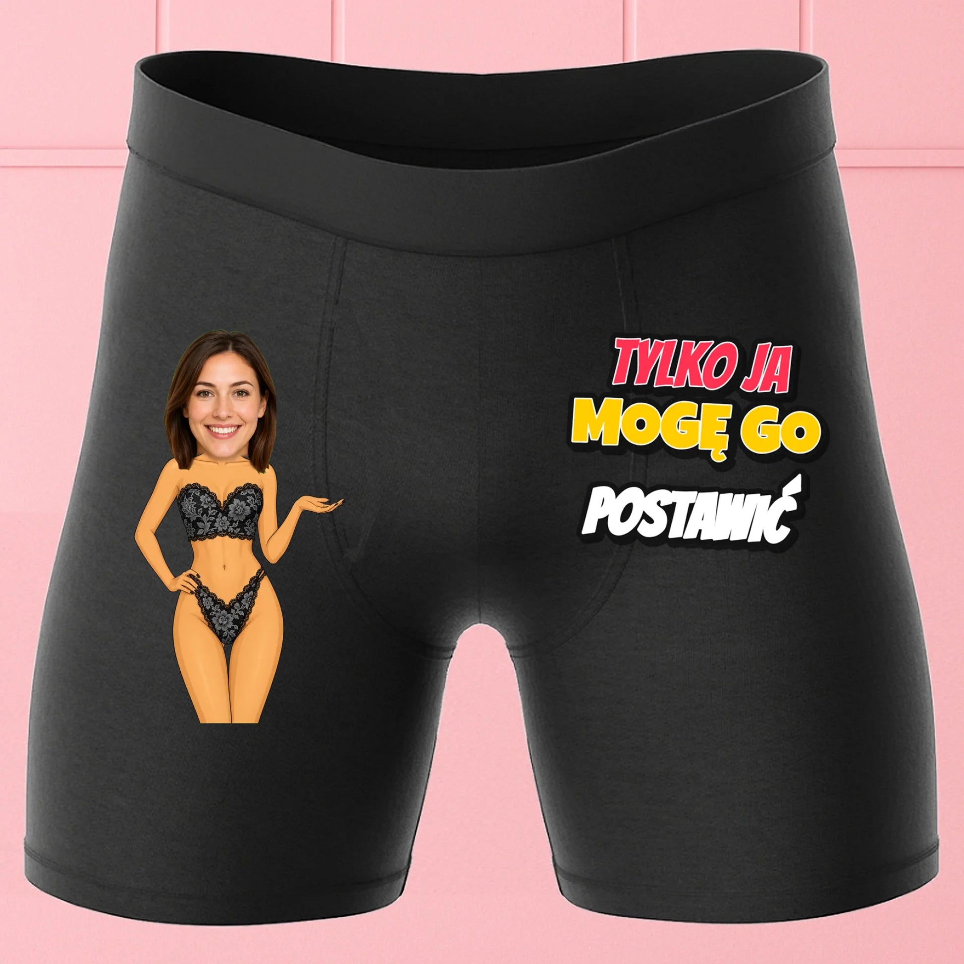 Bokserki Czarne Customily