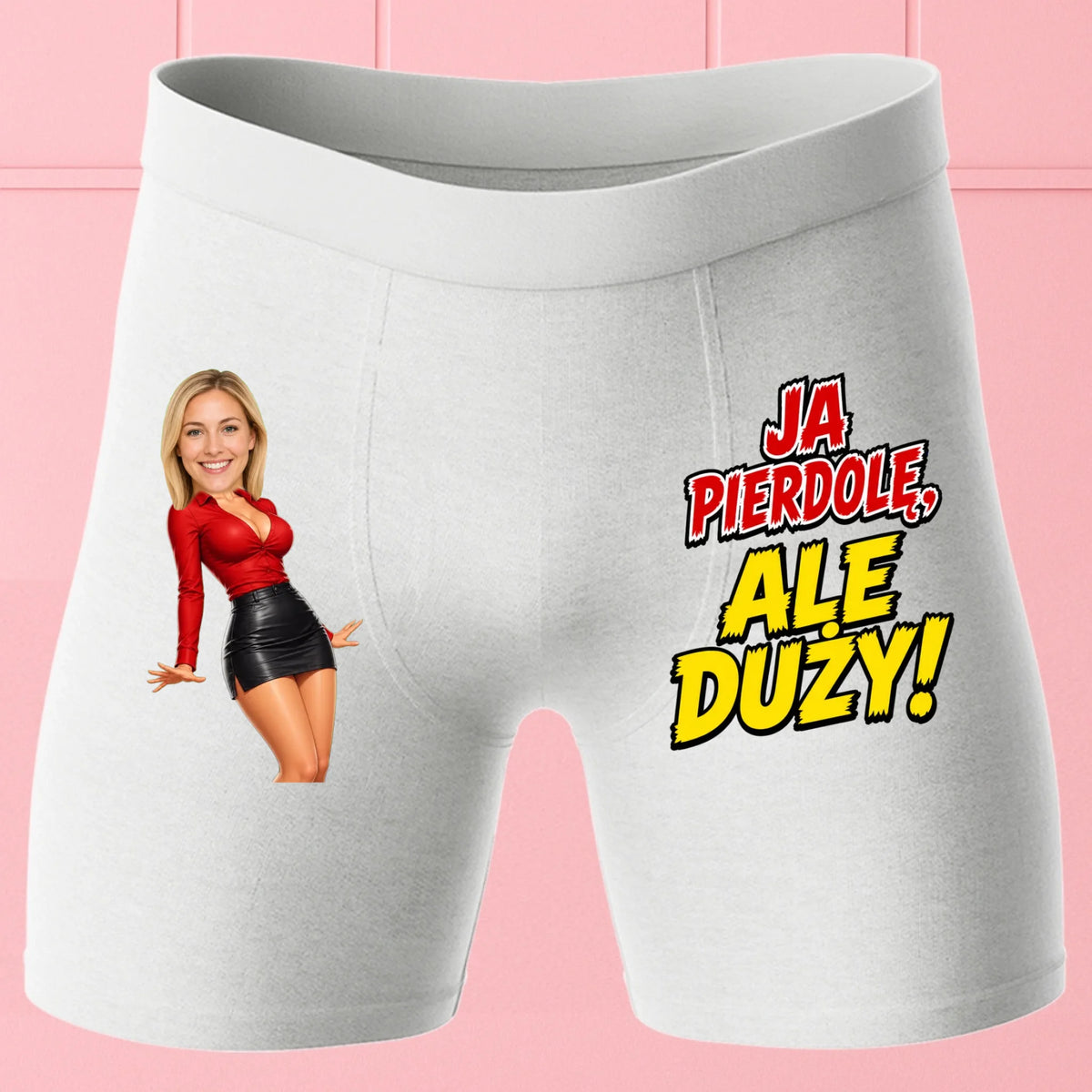 Bokserki Białe Customily