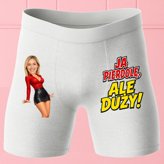 Bokserki Białe Customily