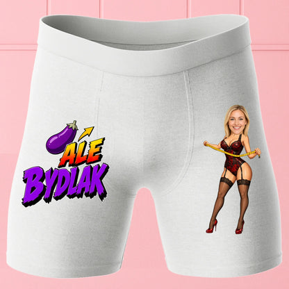 Bokserki Białe Customily