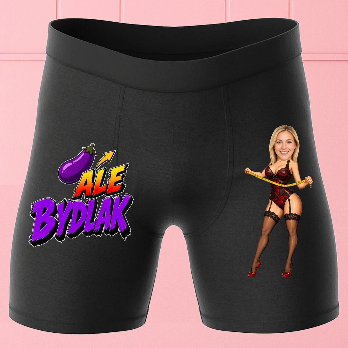 Bokserki Czarne Customily