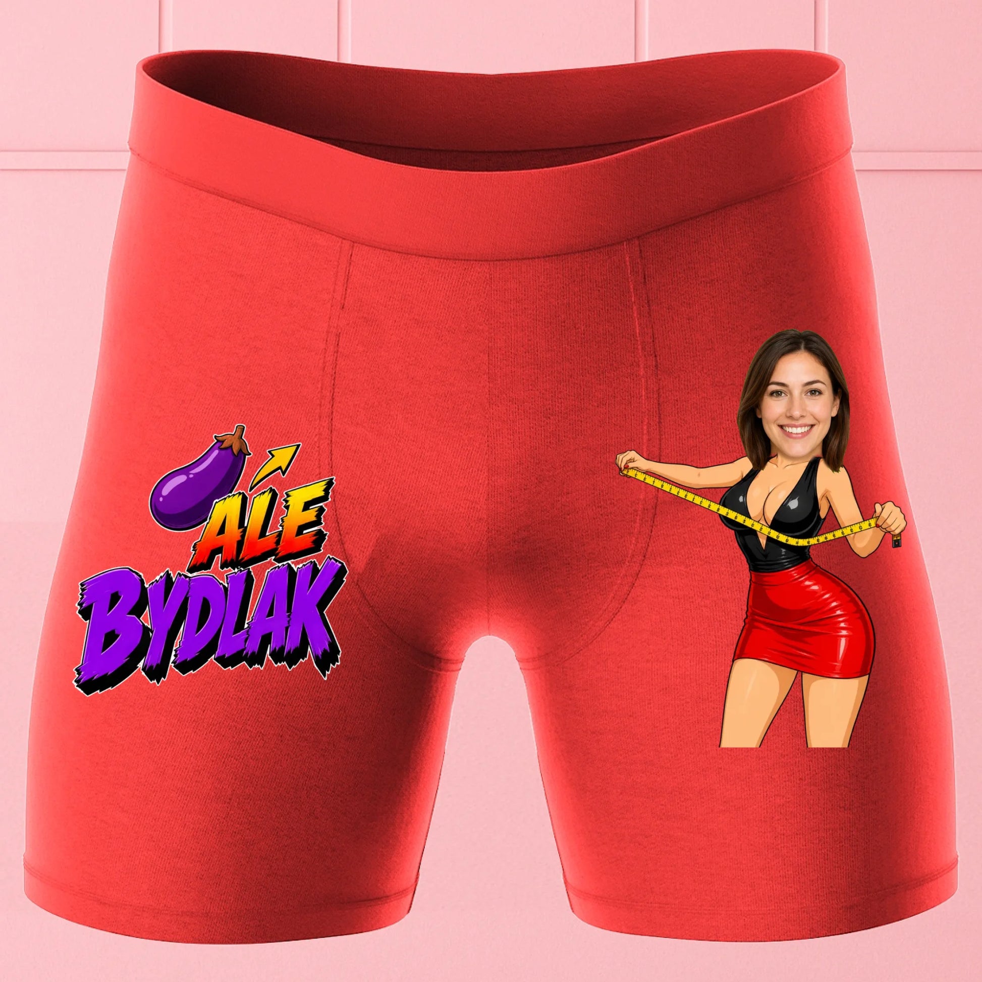 Bokserki Czerwone Customily